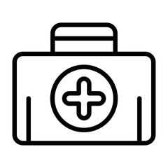 First Aid Kit Outline Icon