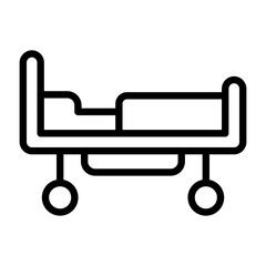 Hospital Bed Icon