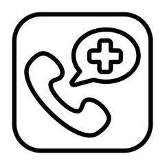 Emergency Call Button Icon