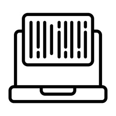 Barcode Outline Icon