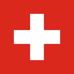 Vector flag of Switzerland, a country in Central Europe. Accurate dimensions and official colors. This file is suitable for digital editing and printing of any size.