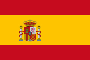 Vector flag of Spain, a country in Southwestern Europe. Accurate dimensions and official colors. This file is suitable for digital editing and printing of any size.