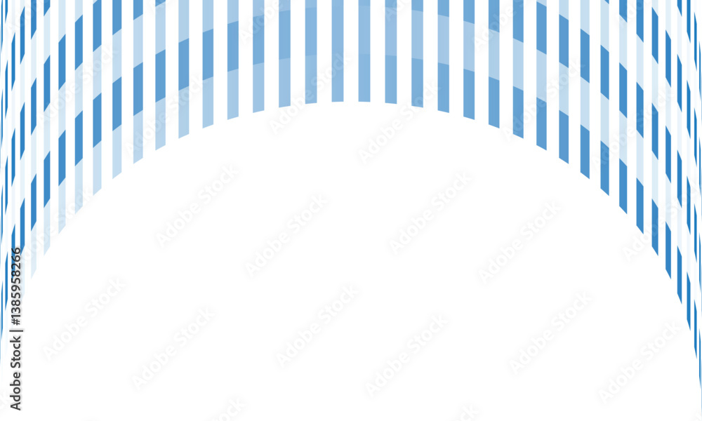 Poster abstract geometric blue white gradient opposite line arch pattern can be used background, banner, po