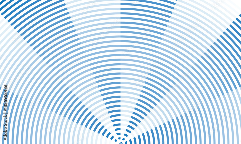 Aufkleber abstract geometric blue white gradient opposite line circular pattern can be used background, banner