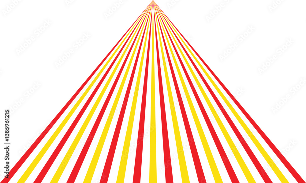 Poster abstract geometric red yellow triangular line pattern art can be used background, banner, poster.