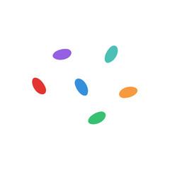 polka dot pattern, dot vector illustration.