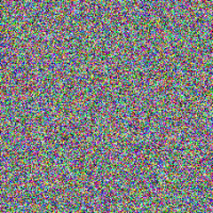 Random noise full color pixel seamless pattern granular