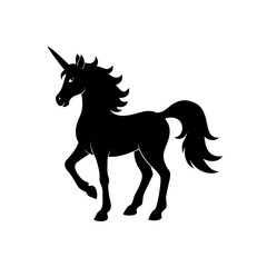 horse silhouette vector