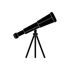 telescope isolated on white