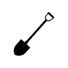 shovel vector illustration