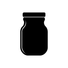 glass jar vector illustration