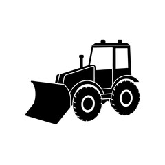 tractor isolated on white background