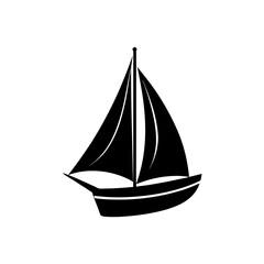 sailing ship isolated on white