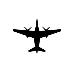 airplane isolated on white