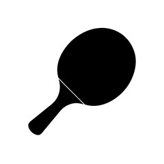 ping pong racket and ball