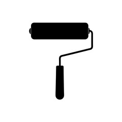 paint roller isolated on white