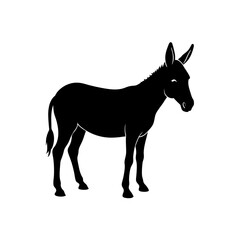 silhouette of a horse