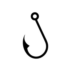 fishing hook vector illustration