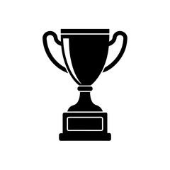 gold cup isolated on white background