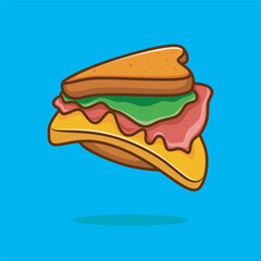 ham and cheese sandwich