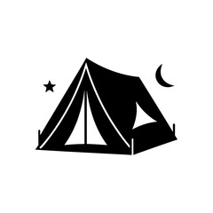 vector illustration of tent