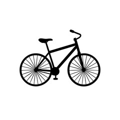Fototapeta premium bicycle on white background
