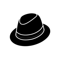 black hat isolated on white