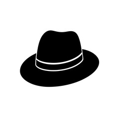 black hat isolated on white