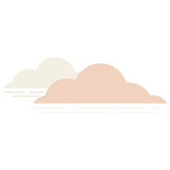 Flat Cloud Illustration