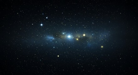 Naklejka premium Cosmic Dust and Starlight Dreams AI Generated