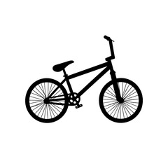 bicycle isolated on white background