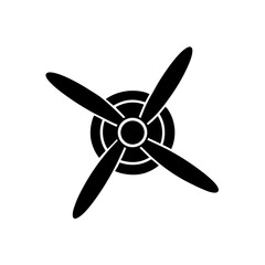 Obraz premium fan turbine isolated on black