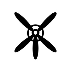 Obraz premium fan isolated on black background