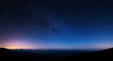 Fototapeta premium Celestial Embrace at Dusk AI Generated