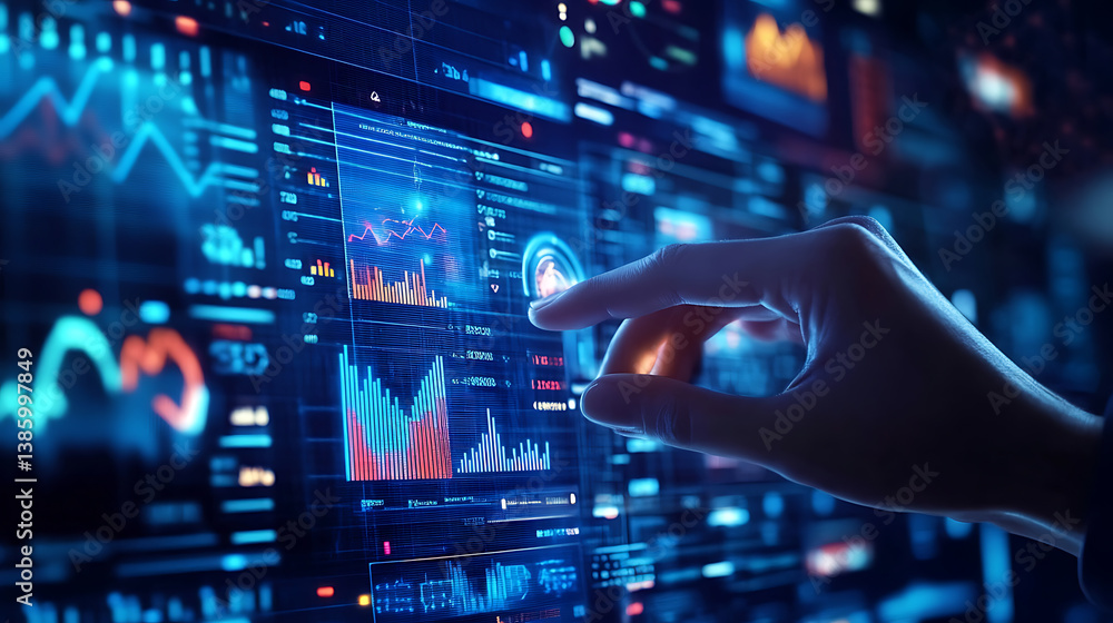 Poster an ai powered system optimizing personal finance by analyzing real time spending patterns and invest