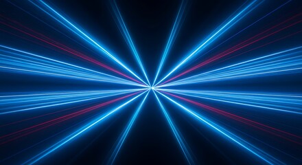 Neon Convergence AI Generated