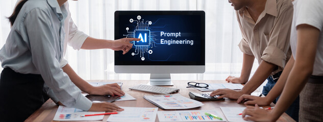 Generative AI virtual assistant tools for prompt engineer and user for ease of engage artificial...