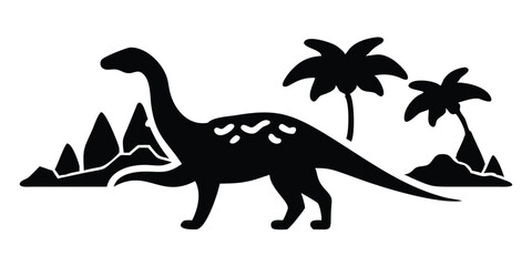 Obraz premium dinosaur vector illustration