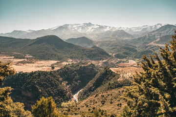 Travelling Through The Scenic Mountains of Morocco