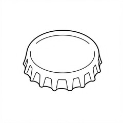bottle cap sketch 
