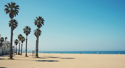 Coastal Serenity: Midday Sun AI Generated