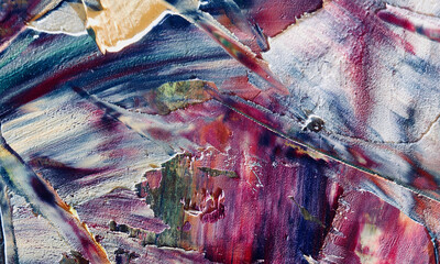 Abstract art background . Hand painting artwork on canvas .