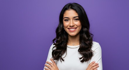 Fototapeta premium Radiant Confidence AI Generated