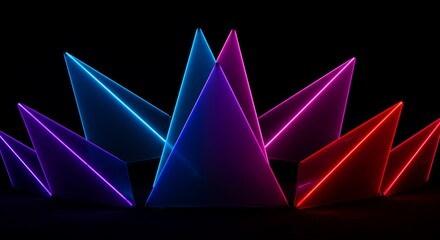 Neon Bloom AI Generated