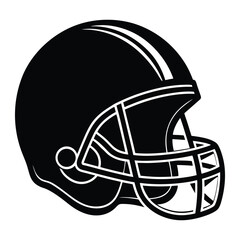 american football helmet vector illustration