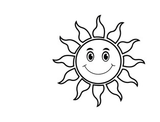 sun cartoon character