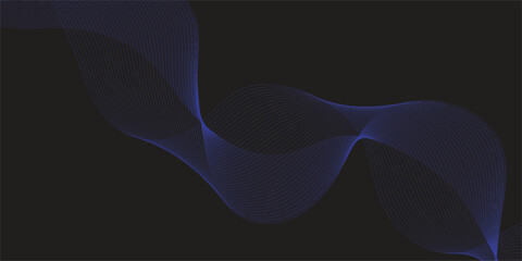 Colorful Flowing Waves Illuminate the Darkness in This Abstract Composition, Symbolizing Modern Energy and Digital Rhythm for Use in Music Covers, Business Cards, or Tech Presentations.