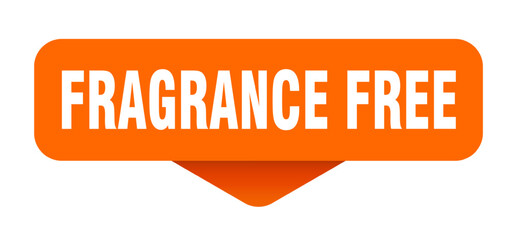 fragrance free sticker. fragrance free sign on transparent background