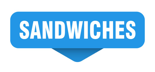 sandwiches sticker. sandwiches sign on transparent background
