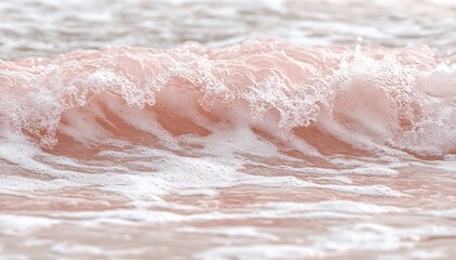 Fototapeta premium Pink Tide Ocean Waves